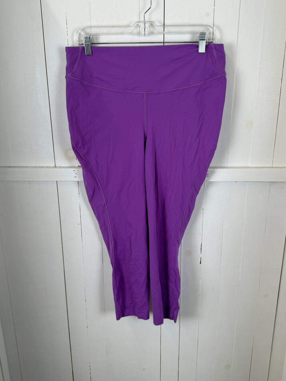 Lululemon Purple Ankle Leggings Size 14 Nylon Excellent